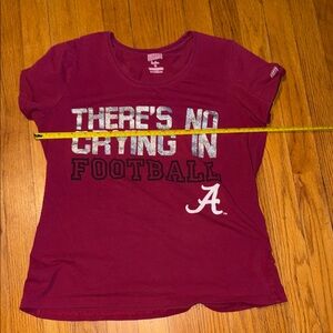 Women’s Soffee Alabama Crimson Tide Glitter Graphic Tee size Medium